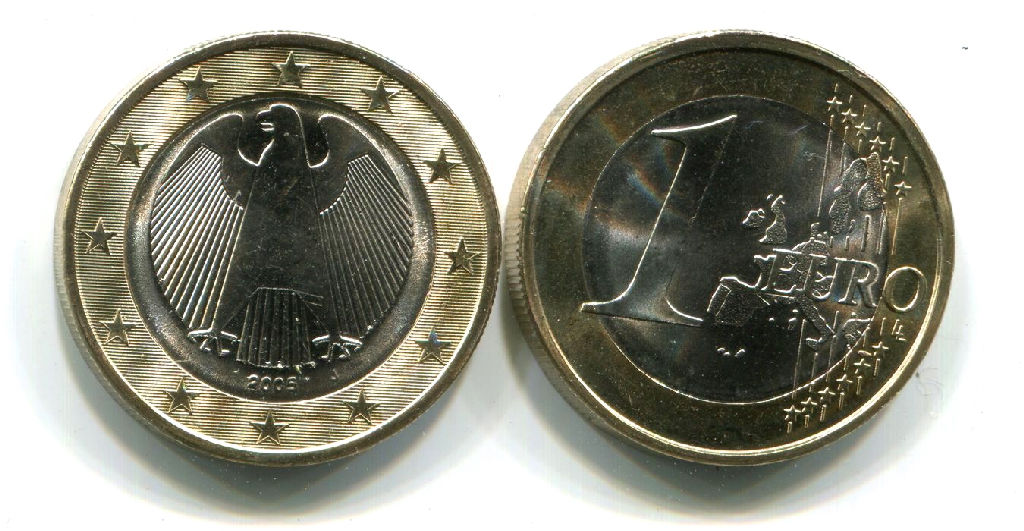 1 Евро 2005 год. Германия (J)